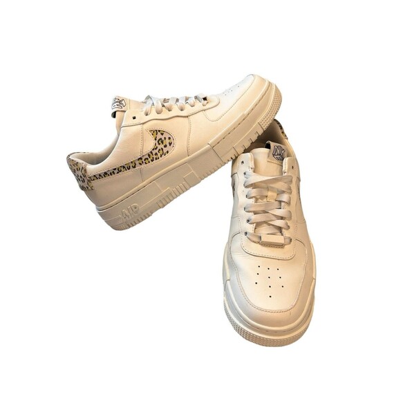 Nike Shoes - Nike Air Force 1 Low Pixel SE Leopard Sail Lemon Twist Women's Sneakers Size 9.5